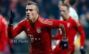 PEMAIN CEDERA : Bayern Kehilangan Xherdan Shaqiri 7 Pekan