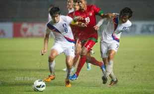 KORSEL VS INDONESIA U-19 : Babak Pertama Kedudukan 1-1