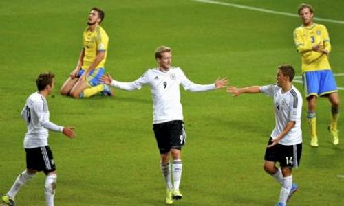 KUALIFIKASI PIALA DUNIA 2014 : Sempat Tertinggal Dua Gol, Jerman Bekuk Swedia 5-3