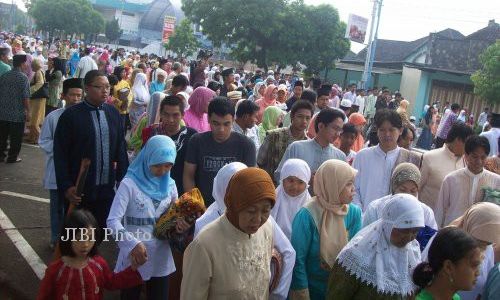 IDUL FITRI 1435 H : 2.500 Masjid di Boyolali Gelar Salat Id