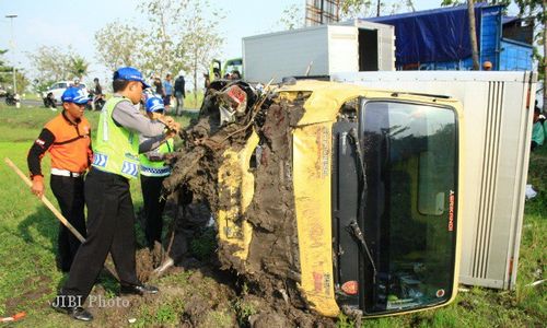 KECELAKAAN SRAGEN : Korban Diduga Lalai Memasukkan Standar Sepeda Motor