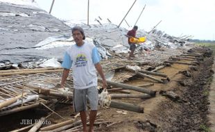 ANGIN KENCANG KLATEN : Ratusan Rumah Rusak