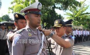 Polres Sukoharjo Gelar Apel Operasi Zebra Candi 2013