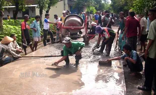 PEMBANGUNAN SUKOHARJO : ADD Dipangkas, Kegiatan Fisik di Desa Mandek