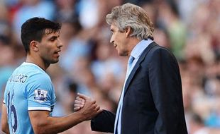 Aguero Mengaku Makin Tajam di Tangan Pelatih Pellegrini