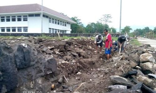 RELOKASI PEMKAB BOYOLALI : Talut Kompleks Perkantoran Baru Ambrol