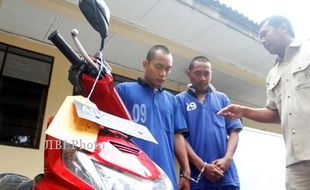 PENCURIAN BOYOLALI :  Tiga Kali Masuk Bui, Unyil Mencuri Sepeda Motor Lagi