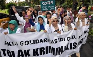 DEMO DOKTER : DPR: Aksi Dokter Tak Boleh Telantarkan Pasien!