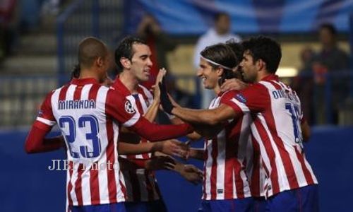 ATLETICO MADRID VS AUSTRIA WINA : Gasak Wina 4-0, Atletico ke 16 Besar