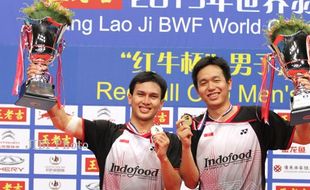 GANDA INDONESIA PERINGKAT SATU DUNIA :  Tak Mau Berpuas Diri, Hendra/Ahsan Penasaran Gelar All England