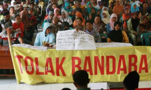 BANDARA KULONPROGO : Warga Glagah Cabut Paksa Patok Penanda Lokasi Bandara