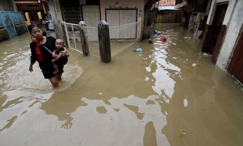 Hujan Terus Turun, 55 KK di Solo Terancam Banjir