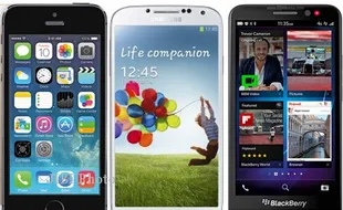 Bandingkan, Lalu Pilih BlackBerry Z30, Samsung Galaxy S4 atau iPhone 5s