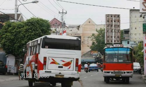 DAMPAK RUTE BARU BST : 50 Angkutan Boyolali-Solo Mogok Massal