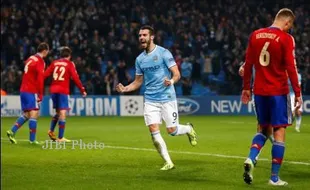 MANCHESTER CITY VS WEST HAM UNITED : Negredo Hattrick, Setengah Lusin Gol City Bungkam The Hammers