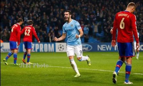 MANCHESTER CITY VS WEST HAM UNITED : Negredo Hattrick, Setengah Lusin Gol City Bungkam The Hammers