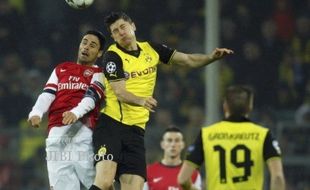 BORUSSIA DORTMUND VS ARSENAL : Dortmund Lebih Dominan, Kedudukan Masih 0-0