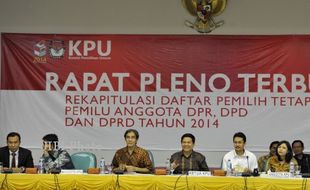 PEMILU 2014 : KPU Terbitkan Surat Edaran Perbaikan Daftar Pemilih