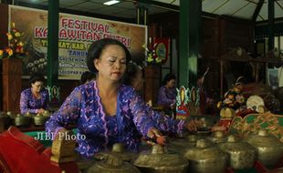 Lestarikan Budaya Daerah, Disbudpar Gunungkidul Gelar Festival Karawitan