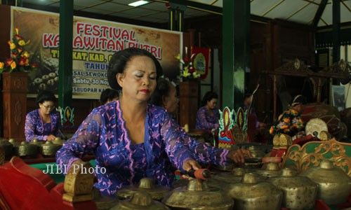 Lestarikan Budaya Daerah, Disbudpar Gunungkidul Gelar Festival Karawitan