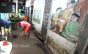 JOGJA BANJIR : Warga Perkampungan Pinggir Kali Sudah Biasa Kena Banjir