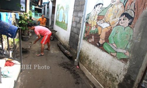 JOGJA BANJIR : Warga Perkampungan Pinggir Kali Sudah Biasa Kena Banjir