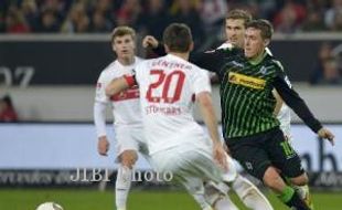 GLADBACH VS STUTTGART : Tampil Lebih Agresif,  Moenchengladbach Menang 2-0