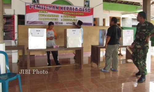 Musuh Bebuyutan Bertemu, Pilkades di Sragen Ini Disebut Jadi Favorit Botoh