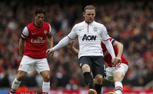 JELANG MAN UNITED VS ARSENAL : Rooney Ragukan Kemampuan Arsenal Juara