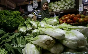 GUNUNG MERAPI MELETUS : Pasokan Sayur dari Boyolali Tak Terganggu Hujan Abu