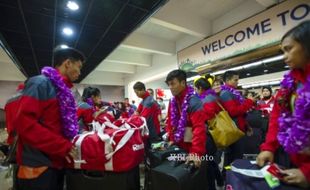 FOTO SEA GAMES : Atlet Indonesia Pulang Kampung