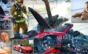 PAUL WALKER MENINGGAL : Porsche Aktor Fast and Furious Itu Hancur