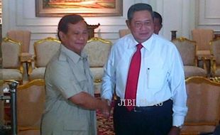 PEMILU 2014 : Prabowo : SBY Ingin Turun Baik-Baik