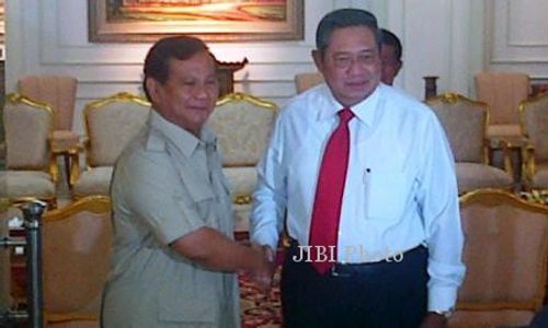 PEMILU 2014 : Prabowo : SBY Ingin Turun Baik-Baik