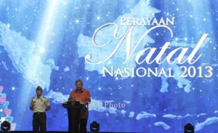 NATAL 2013 : Presiden SBY Ajak Tangkal Pemikiran Radikal