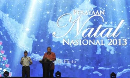 NATAL 2013 : Presiden SBY Ajak Tangkal Pemikiran Radikal