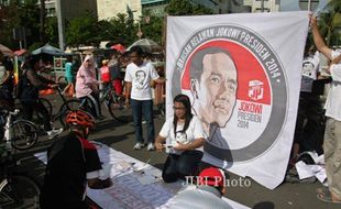 PILPRES 2014 : Warga Dukung Jokowi Sebagai Calon Presiden