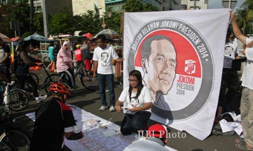 PILPRES 2014 : Warga Dukung Jokowi Sebagai Calon Presiden