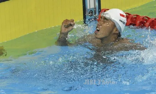 SEA GAMES XXVII : Lagi, Triady Fauzi Persembahkan Emas dari Kolam Renang