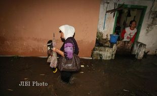 BANJIR DI JOGJA : Tanggul Sungai Buntung Jebol, 60 Rumah Terendam 