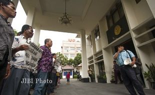 Mantan Pekerja Trans Jogja Demo Tuntut Hak Karyawan