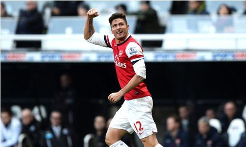 NEWCASTLE VS ARSENAL : Gol Tunggal Giroud Bawa The Gunners Kembali ke Puncak