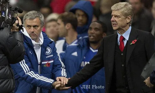 PREDIKSI ARSENAL VS CHELSEA : Ini Head to Head Mourinho kontra Wenger