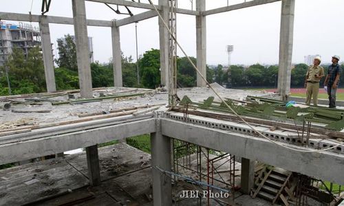 FOTO PEMBANGUNAN MUSEUM KERIS : Meninjau Proyek Pembangunan Museum Keris