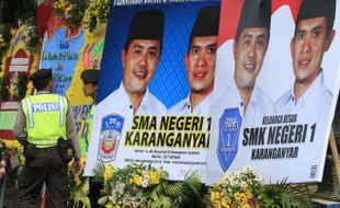 PENGAMANAN PELANTIKAN BUPATI-WAKIL BUPATI KARANGANYAR