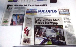 SOLOPOS HARI INI : Arus Lalu Lintas Solo Merayap, Elpiji Rp20.000/Tabung, Glendoh Tak Kapok