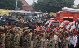 FOTO APEL SIAGA BENCANA : Diikuti 1255 Orang Personil Gabungan 