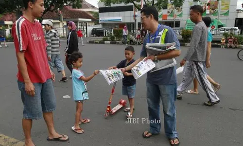 CAR FREE DAY : Human Research Institute Baksos Unik