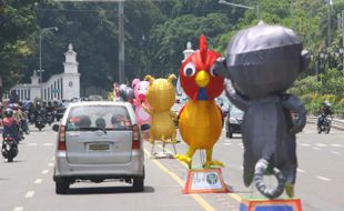 IMLEK 2016 : Panitia Tata Ulang Lampu Shio di Jensud, Pemkot Solo Beri Ruang Swafoto