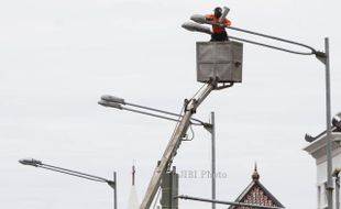 Lampu Penerang Jalan di Jogja akan Diganti LED